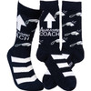 Awesome Coach Colorfully Printed Cotton Socks from Primitives by Kathy