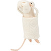 Felt Happy Mouse Wrapped In Towel Bathtime Figurine 4.75 Inch from Primitives by Kathy