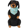 Dog Lover Felt Figurine - Dachshund Wearing Floral Scarf 4.75 Inch from Primitives by Kathy