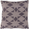 Decorative Double Sided Cotton Throw Pillow - Navy & Cream Star Patterns from Primitives by Kathy