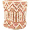 Woven Cotton Bin - Bohemian Style Chevron Pattern Design 10 Inch from Primitives by Kathy