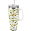 Stainless Steel Travel Mug Thermos - Flowers And Bees 40 Oz from Primitives by Kathy