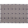 Set of 4 Rectangular Cotton Table Placemats - Navy & Cream Checkered 19x13 from Primitives by Kathy