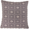 Decorative Cotton Throw Pillow - Navy Blue & Cream Diamond Pattern 18x18 from Primitives by Kathy