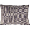 Decorative Double Sided Cotton Throw Pillow - Navy Blue & Cream Checkered Design 20x14 from Primitives by Kathy