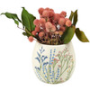 Decorative Ceramic Planter - Wildflower Print Design 4.75 In x 5.25 In from Primitives by Kathy