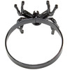 Black Metal Spider Cloth Napkin Ring from Primitives by Kathy