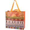 Double Sided Shopping Tote Bag - Kindness Is Beautiful - Daisy Flower Sunrise from Primitives by Kathy