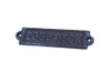 Handcrafted Rustic Dark Blue Cast Iron Poop Deck Sign 6" from Hampton Creations