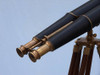 Handcrafted Floor Standing Admirals Antique Brass Binoculars with Leather 62" from Hampton Creations Handcrafted Floor Standing Admirals Antique Brass Binoculars with Leather 62" from Hampton Creations
