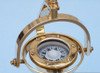 Handcrafted Solid Brass Hanging Compass 8" from Hampton Creations Handcrafted Solid Brass Hanging Compass 8" from Hampton Creations