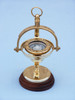Handcrafted Solid Brass Hanging Compass 8" from Hampton Creations Handcrafted Solid Brass Hanging Compass 8" from Hampton Creations
