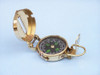Handcrafted Solid Brass Military Compass 4" from Hampton Creations Handcrafted Solid Brass Military Compass 4" from Hampton Creations