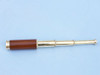 Handcrafted Deluxe Class Solid Brass - Wood Captain's Spyglass Telescope 15" w/ Rosewood Box from Hampton Creations Handcrafted Deluxe Class Solid Brass - Wood Captain's Spyglass Telescope 15" w/ Rosewood Box from Hampton Creations