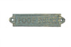 Handcrafted Antique Seaworn Bronze Cast Iron Poop Deck Sign 6" from Hampton Creations