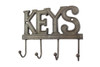 Handcrafted Cast Iron Keys Hooks 8" from Hampton Creations Handcrafted Cast Iron Keys Hooks 8" from Hampton Creations