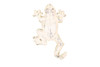 Handcrafted Whitewashed Cast Iron Frog Hook 6" from Hampton Creations Handcrafted Whitewashed Cast Iron Frog Hook 6" from Hampton Creations
