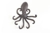 Handcrafted Cast Iron Wall Mounted Decorative Octopus Hooks 7" from Hampton Creations Handcrafted Cast Iron Wall Mounted Decorative Octopus Hooks 7" from Hampton Creations