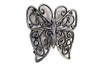 Handcrafted Rustic Silver Cast Iron Butterfly Trivet 8" from Hampton Creations Handcrafted Rustic Silver Cast Iron Butterfly Trivet 8" from Hampton Creations