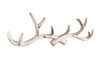 Handcrafted Whitewashed Cast Iron Antler Wall Hooks 15" from Hampton Creations Handcrafted Whitewashed Cast Iron Antler Wall Hooks 15" from Hampton Creations