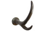 Handcrafted Cast Iron Antler Hook 5" from Hampton Creations Handcrafted Cast Iron Antler Hook 5" from Hampton Creations