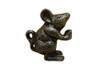 Handcrafted Rustic Silver Cast Iron Mouse Door Stopper 5" from Hampton Creations Handcrafted Rustic Silver Cast Iron Mouse Door Stopper 5" from Hampton Creations
