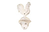 Handcrafted Whitewashed Cast Iron Rooster Bottle Opener 6" from Hampton Creations Handcrafted Whitewashed Cast Iron Rooster Bottle Opener 6" from Hampton Creations