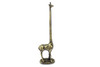 Handcrafted Rustic Gold Cast Iron Giraffe Paper Towel Holder 19" from Hampton Creations Handcrafted Rustic Gold Cast Iron Giraffe Paper Towel Holder 19" from Hampton Creations