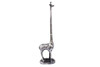 Handcrafted Rustic Silver Cast Iron Giraffe Extra Toilet Paper Stand 19" from Hampton Creations Handcrafted Rustic Silver Cast Iron Giraffe Extra Toilet Paper Stand 19" from Hampton Creations