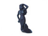 Handcrafted Rustic Dark Blue Cast Iron Mermaid Hook 6" from Hampton Creations Handcrafted Rustic Dark Blue Cast Iron Mermaid Hook 6" from Hampton Creations