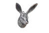 Handcrafted Rustic Silver Cast Iron Decorative Rabbit Hook 5" from Hampton Creations Handcrafted Rustic Silver Cast Iron Decorative Rabbit Hook 5" from Hampton Creations