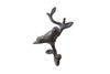 Handcrafted Cast Iron Decorative Bird Hook 6" from Hampton Creations
