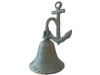 Handcrafted Antique Bronze Cast Iron Wall Hanging Anchor Bell 8" from Hampton Creations Handcrafted Antique Bronze Cast Iron Wall Hanging Anchor Bell 8" from Hampton Creations