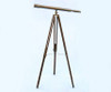 Handcrafted Floor Standing Antique Brass Galileo Telescope 65" from Hampton Creations Handcrafted Floor Standing Antique Brass Galileo Telescope 65" from Hampton Creations