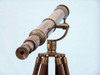 Handcrafted Floor Standing Antique Brass Galileo Telescope 65" from Hampton Creations Handcrafted Floor Standing Antique Brass Galileo Telescope 65" from Hampton Creations