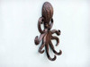Handcrafted Antique Copper Wall Mounted Octopus Hooks 7" from Hampton Creations