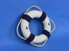 Handcrafted Classic White Decorative Anchor Lifering With Blue Bands Christmas Ornament 6" from Hampton Creations Handcrafted Classic White Decorative Anchor Lifering With Blue Bands Christmas Ornament 6" from Hampton Creations