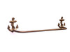 Handcrafted Antique Brass Anchor Bath Towel Holder 28" from Hampton Creations