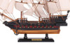 Handcrafted Wooden Captain Kidd's Adventure Galley White Sails Limited Model Pirate Ship 15" from Hampton Creations