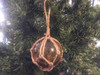 Handcrafted Amber Japanese Glass Ball Fishing Float Decoration Christmas Ornament 3" from Hampton Creations Handcrafted Amber Japanese Glass Ball Fishing Float Decoration Christmas Ornament 3" from Hampton Creations