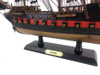 Handcrafted Wooden Thomas Tew's Amity Black Sails Limited Model Pirate Ship 26" from Hampton Creations