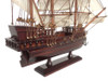 Handcrafted Wooden Thomas Tew's Amity White Sails Pirate Ship Model 20" from Hampton Creations
