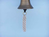 Handcrafted Antique Brass Hanging Anchor Bell 8" from Hampton Creations Handcrafted Antique Brass Hanging Anchor Bell 8" from Hampton Creations