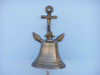 Handcrafted Antique Brass Hanging Anchor Bell 10" from Hampton Creations Handcrafted Antique Brass Hanging Anchor Bell 10" from Hampton Creations