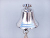 Handcrafted Chrome Hanging Harbor Bell 4" from Hampton Creations