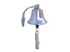 Handcrafted Chrome Hanging Harbor Bell 4" from Hampton Creations