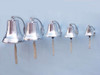 Handcrafted Chrome Hanging Harbor Bell 5.5" from Hampton Creations