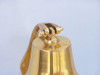 Handcrafted Brass Plated Hanging Harbor Bell 7" from Hampton Creations