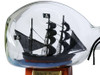 Handcrafted Black Pearl Pirate Ship in a Glass Bottle 7" from Hampton Creations Handcrafted Black Pearl Pirate Ship in a Glass Bottle 7" from Hampton Creations