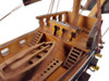 Handcrafted Wooden Ben Franklin's Black Prince Black Sails Limited Model Pirate Ship 15" from Hampton Creations